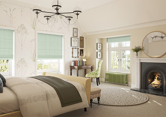 Nautical Stripes, Seagrass - Motorised Roman Blind - Image 6